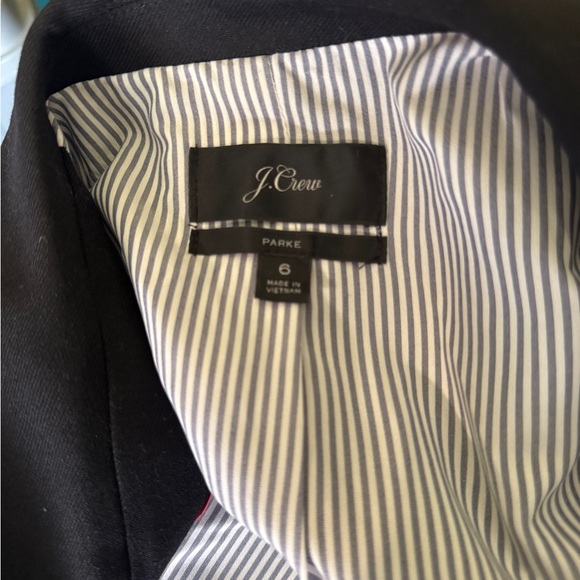 J. Crew Women's Classic Parke Shawl Collaer Black Blazer - Picture 6 of 10